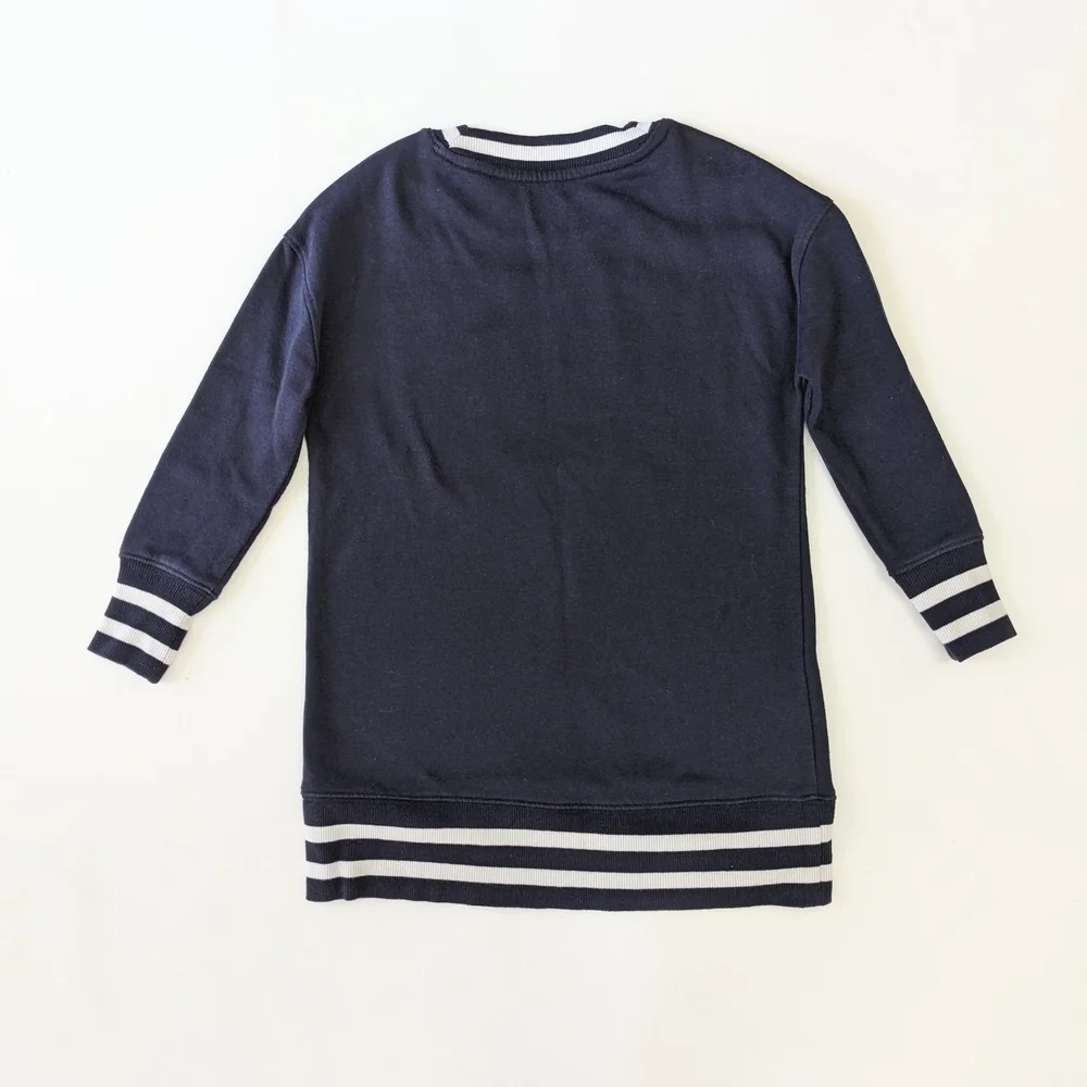 Justice Kids Blue and Green Tie-Dye Hoodie and Navy Sweatshirt Set